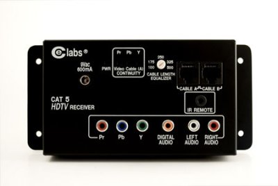 CAT5RX HD Over LAN CAT5 Cable Audio/Video Receiver