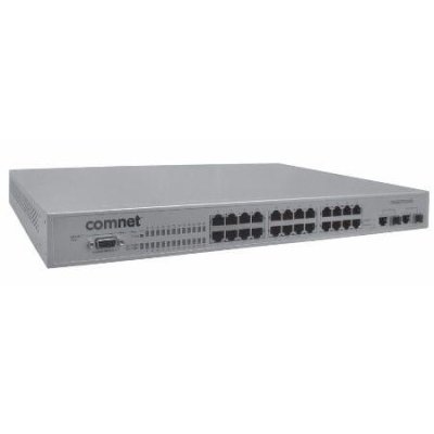 CNGE2FE24MS Environmentally Hardened Managed Ethernet Switch with (24) 10/100TX + (2) 10/100/1000...