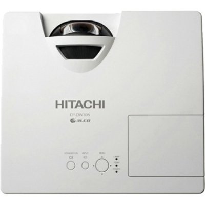 CP-DW10N Hitachi Short Throw WXGA LCD Projector, 2000 Lumens