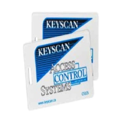 CS125-36 Keyscan 125 KHZ Compatible Clamshell Prox Card-36 Bit with Slot Punch