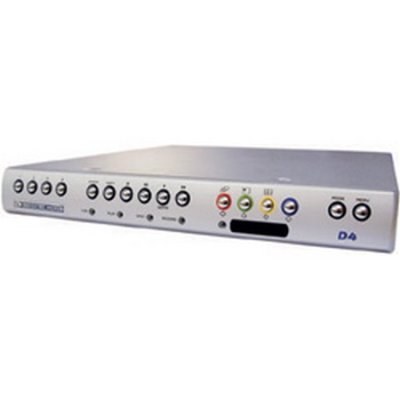 D4A-4RSCD-80 4 Channel DVR, 80GB, w/ Networking, CD-RW, Audio