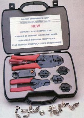 DC-3804K COAXIAL CRIMPING TOOL KIT