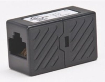 DC-IC62-B-10 Cat 6 In-Line Coupler, UTP (Black) 10 Pack Qty