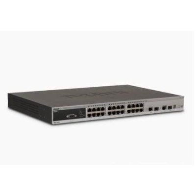 DES-3528 24-Port Fast Ethernet L2 Managed Switch, 4 Gigabit Combo BASE-T/SFP Ports