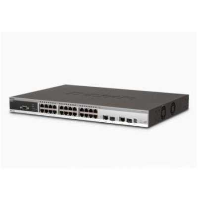 DES-3528 24-Port Fast Ethernet L2 Managed Switch, 4 Gigabit Combo BASE-T/SFP Ports