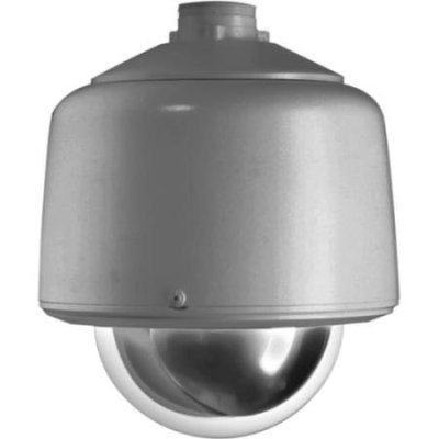 DF5-PG-E1 5" Outdoor Gray Pendant Fixed Mount Dome (Clear)
