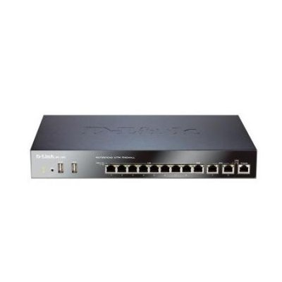 DFL-860E-NB NetDefend Network Security UTM Firewall, 2 Gigabit WAN, 1 Gigabit DMZ, 8 Gigabit LAN ...