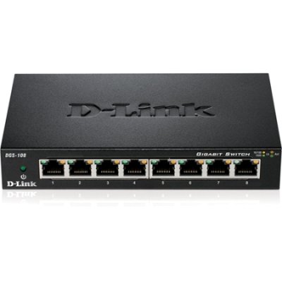 D-Link DGS-108 8-Port Gigabit Ethernet Switch