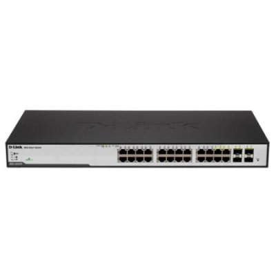 DGS-1224TP 24-Port 10/100/1000Mbps with 4-Port SFP WebSmart Switch with PoE