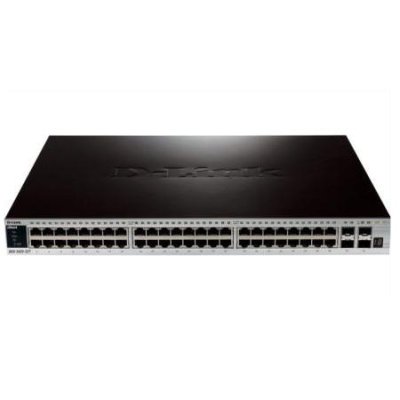 DGS-3420-52T 48-Port Gigabit xStack Managed L2+ Stackable Switch, 4 10G SFP+ Ports