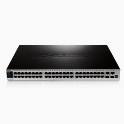 DGS-3620-52T-SI 48-Port Gigabit xStack Managed L3 Stackable Switch SI Image, 4 10G SFP+ Ports