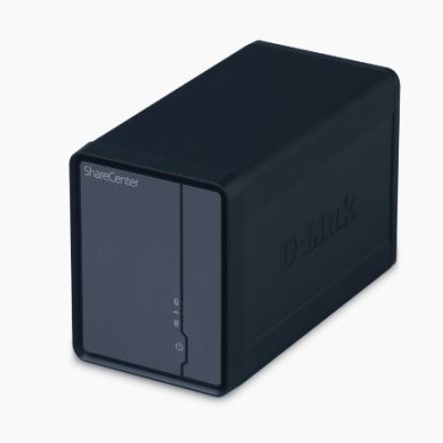DNS-325 ShareCenter® 2-Bay Network Storage Enclosure w/ Streaming Media Apps