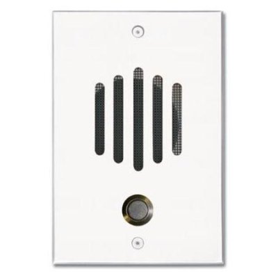 DP-0212P Channel Vision Front Door DP-Large Faceplate, No Camera, White Finish, Panasonic Compati...