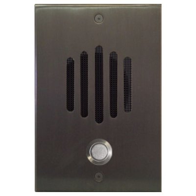 DP-0282P Channel Vision Front Door DP-Large Faceplate, No Camera, Black Finish, Panasonic Compati...