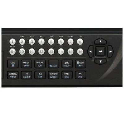 DS-9008HFI-S-4T Hikvision DS-9000 Series 8 Channel Embedded Hybrid DVR, 4TB
