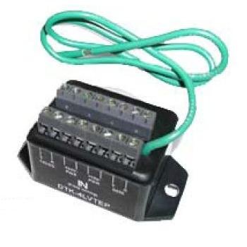 Ditek DTK-4LVTEP 4 Pair Telephone Entry Protection, 1 Pair 12V, 1 Pair 24V Power, 1 Pair 150V Tel...