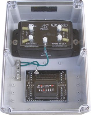 DTK-TSS2 Protects 120VAC, Four Pairs of 24-36V Data/Loop Circuits