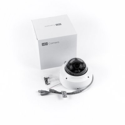 CLEAR 5MP Analog Dome Camera, 3.3-12mm Varifocal Lens, 30m IR, (AHD,TVI,CVI & CVBS) 