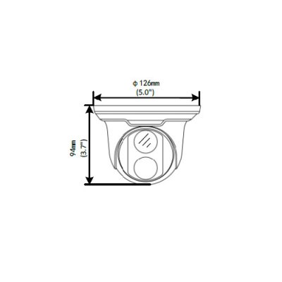 GV-EBD4700 4MP H.265 Low Lux WDR Pro IR Eyeball IP Dome 2.8mm