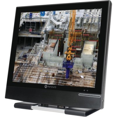 E-17DA 17" FLAT PAN LCD MON W/OPT GLASS,SPKRS, VGA & DVI INPUT: HEADPHONE JACK