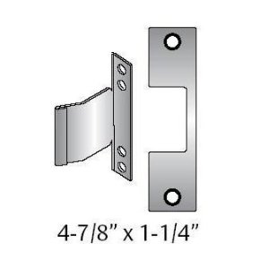 1006-12/24D-630-E-630 HES 1006 Series Electric Strike, Failsecure, 12/24VDC, E Plate, Satin Stainless Steel Finish