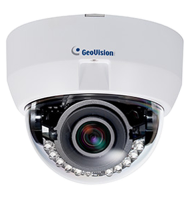 8 Ch 4K GeoVision H.265 DVR with 8 PoE Dome Cameras (EFD5101)