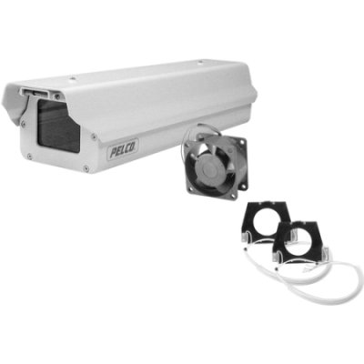 Pelco EH3515-2 15-inch Aluminum Outdoor Enclosure with 24VAC Heater, Defroster & Blower