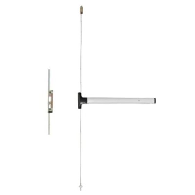 EL-1690-EO-36-DC13-RHR Falcon Electric Latch Retraction Concealed Vertical Rod Device Exit Only, Size 36", Anodized Aluminum - Dark Bronze, Right Hand Reverse