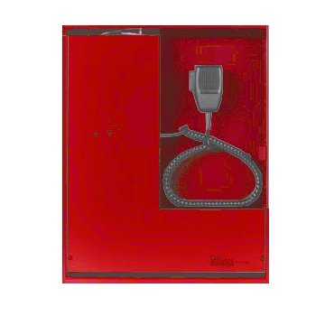 EVAX-25R-4Z Potter 4 Zone Voice Evacuation System Red