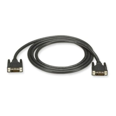 EVNDVI02-0050 Digital Visual Interface (DVI) Cable with Straight Hoods, DVI-D Male—DVI-D Male, 50...