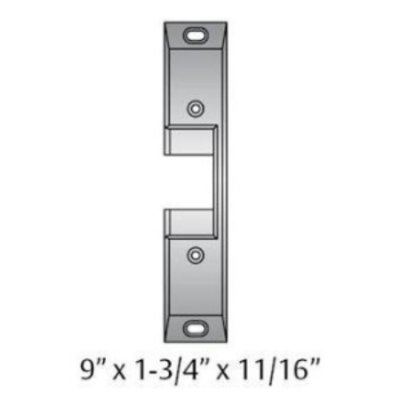 FP-783S-613C HES Faceplate 783S, Brown Nylon Powder Coated