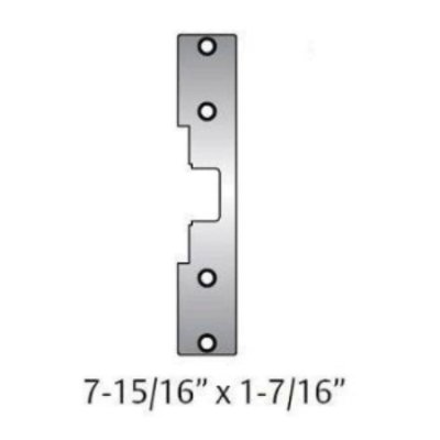 FP-792-629 HES Faceplate 792, Bright Stainless Steel Finish