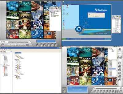 Geovision Control Center Software for Multiple Remote Geovision System Control