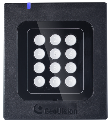 Geovision GV-RK1352 13.56MHz Card Reader with Keypad IP66- with plastic casing