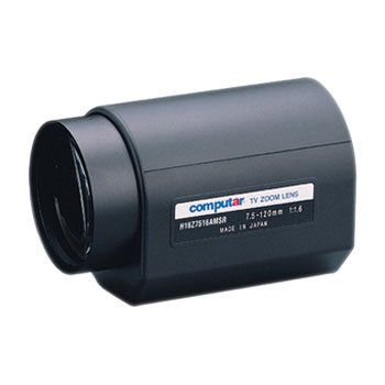 CVL75120-MZ-AI-SP-MO Computar 1/2" 7.5-120mm f1.6 16X Motorized Zoom Video Auto Iris w/ Spot Filter & Manual Override C-Mount Lens