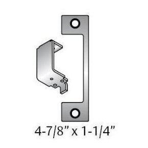 1006-12/24D-630-HM-630 HES 1006 Series Electric Strike, Failsecure, 12/24VDC, HM Plate, Satin Stainless Steel Finish