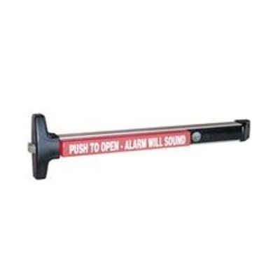 HV40xEIx711x36 Detex Hurricane Rated With Elec Integration, 711-Black Base, 36" Wide Door