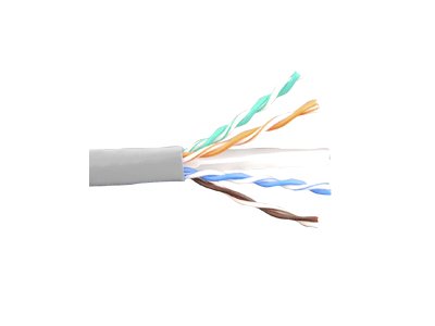ICCABR6EGY C6E 600 UTP SLD CBL, 23G, 4P, CMR, 1K GY