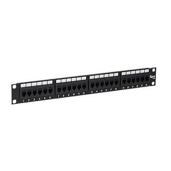 ICMPP24CP6 Patch Panel, CAT 6, Feed-Thru 24-P, 1RMS