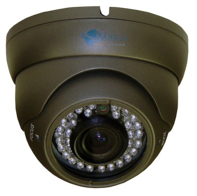 Vandal Proof Outdoor Dome 960H 700 TVL, SONY Effio-E 2.8~12mm Vari-Focal Lens 100 feet IR Night V...