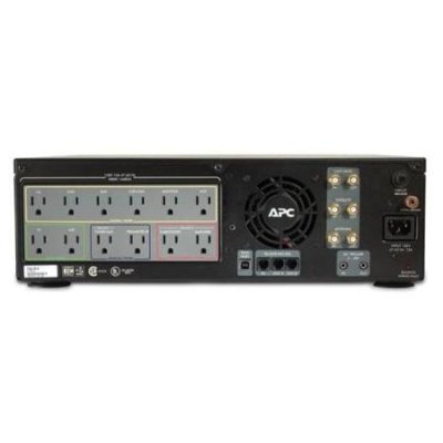 J10BLK APC AV Black J Type 1kVA Power Conditioner with Battery Backup 120V Retail