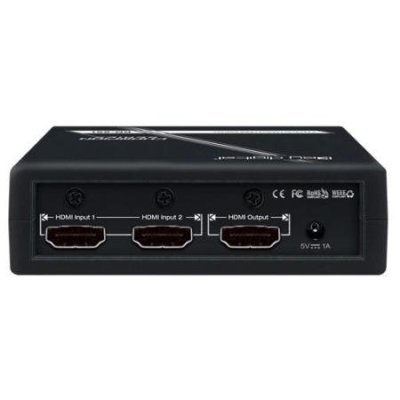 KD-2X1 Key Digital 2 Inputs to 1 Output HDMI Switcher