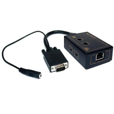 KD-CVARX Key Digital VGA/Component & Audio Via CAT5e/6 Extenders (Includes Receiver RX)