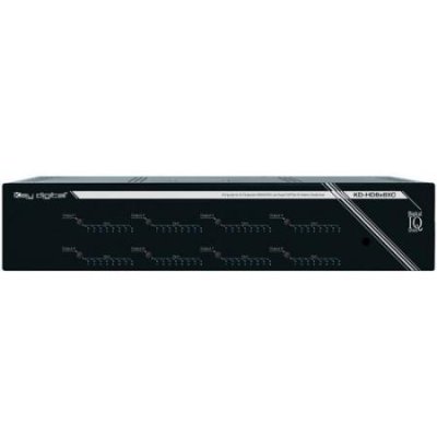 KD-HD8X8XC Key Digital 8 to 8 HDMI/DVI via Dual CAT5e/6 Matrix Switcher (2U 8x8 Chassis)