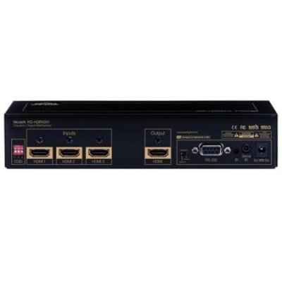 KD-HDRV3X1 Key Digital 3 HDMI/DVI Inputs to 1 HDMI/DVI Output Switcher