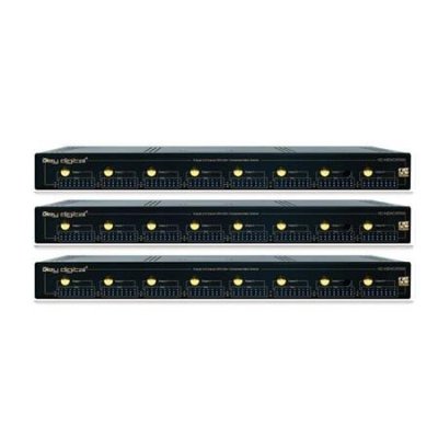 KD-MSWCAT8X24 Key Digital 8 to 24 CAT5 (RGBHV/Component/Audio) Matrix Switcher (3 Units of KD-MSW...