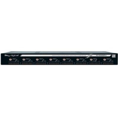 KD-MXA24X24 Key Digital 24 to 24 Audio Matrix Switcher, Supports Analog L/R & Digital PCM Audio (...