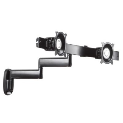 KWD220B Dual Arm Wall Mount, Dual Monitor