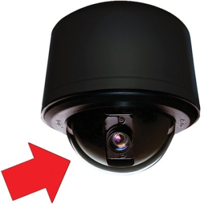 LD53PSB-1 SPECTRA III™ & SE SS DOME PEND BLK CLR