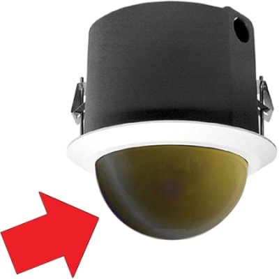 LD5F-3 In-ceiling Mt Gold Dome for Spectra®